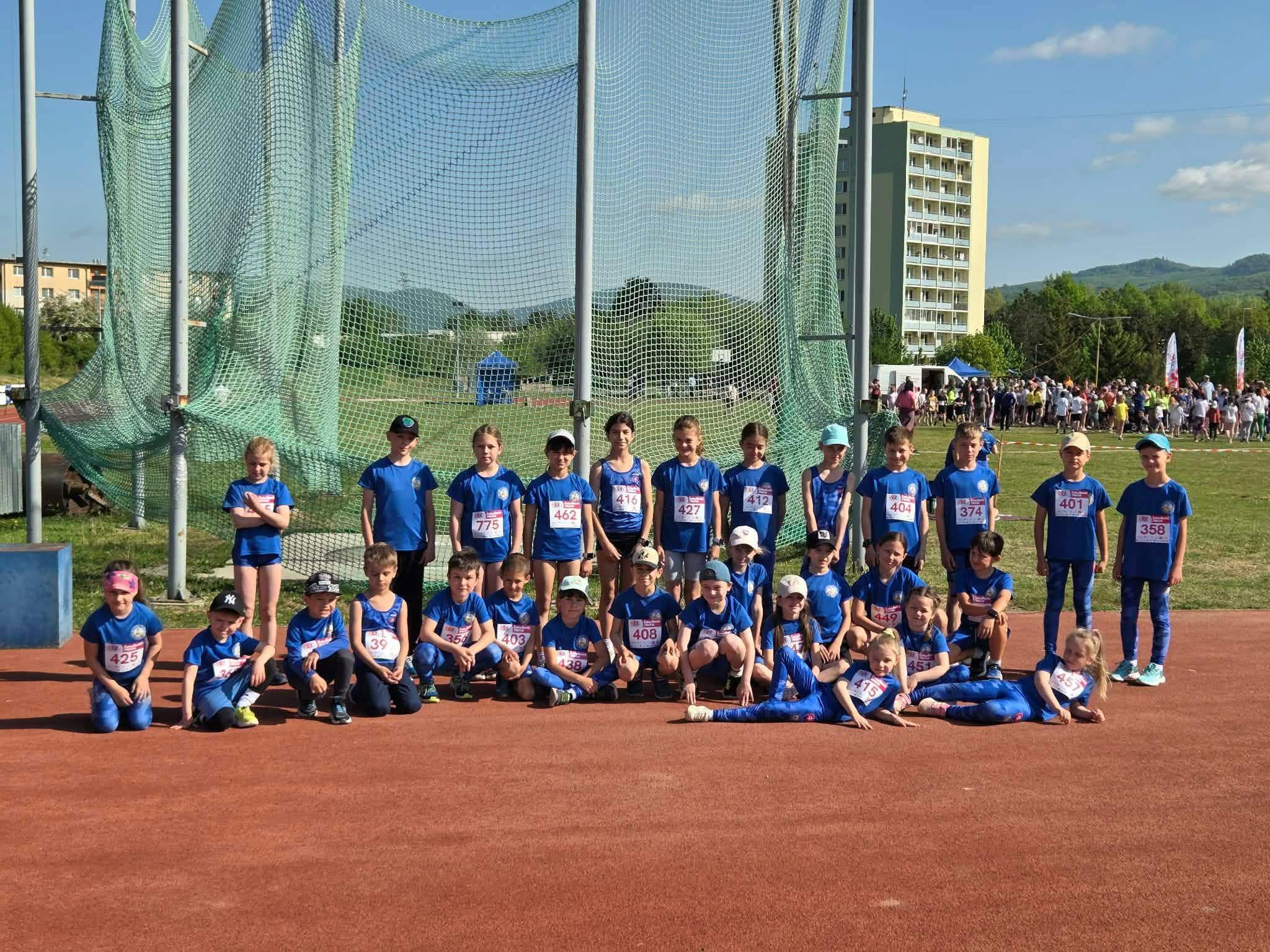 Čokoládová tretra ovládla Žiar nad Hronom – naši mladí atléti žiarili!